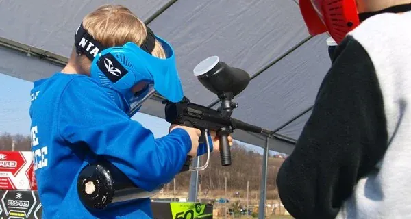 Urodziny dla dzieci z paintballem
